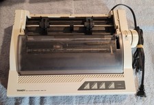 Tandy Dot Matrix Printer DMP 133 Powers On UNTESTED Clean picture