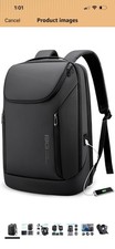 NWOT BANGE Business Smart Waterproof travel Backpack 15.6 Inch Laptop USB Charge picture