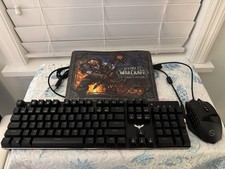 Gaming Havit Mechanical Keyboard HV-KB380L + UtechSmart 16400DPI Mouse + WoW Pad picture