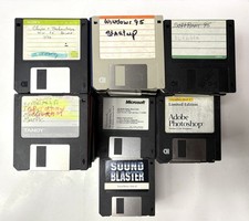 Lot of 178 Used Software Backup Floppy Disks Diskettes 3.5
