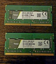 2x Apacer 78.A2GF7.4000B 2GB 19.2GB/s DDR4-2400 1200 MHz CL17 SDRAM SO-DIMM picture