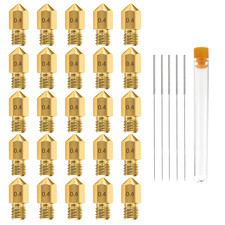 0.4MM MK8 Ender 3 Nozzles 25 Pcs 3D Printer Brass Nozzles Extruder picture
