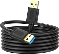 USB 3.0 Male to Male Cable 25ft with Gold-Plated Connectors for Devices picture