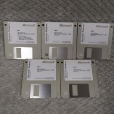 Vintage Microsoft Windows Operating System Floppy Disk 1-5 Version 3.1 1985-1992 picture