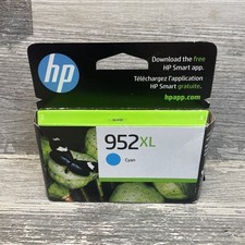 HP 952XL Cyan High-Yield Ink Cartridge Original New & Sealed Exp Dec 2025 picture