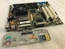 Asus CUW-AM ( 5185-0471 ) Motherboard W/CPU, HeatSink Fan, 128MB Ram & I/O Panel picture