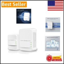 AV1000 Powerline Adapter Kit - High-Speed WiFi Extender for Seamless Streaming picture