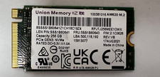 Union Memory 256GB SSD M.2 2242 NVMe PCIe GEN3 AM620 RPJTJ256MEE1OWX SSS1B60641 picture