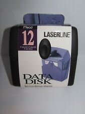 NEW Mead Laserline 3.5 Floppy Data Disk Portable Case Box Storage holds 12 Disks picture