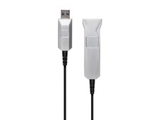 Monoprice SlimRun USB-A to Female 3.0 Extension Cable - Fiber Optic Black 32.8ft picture