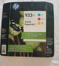 Genuine HP 933XL Ink Cartridge Yellow Cyan Magenta Color Combo OEM NEW 2018 picture