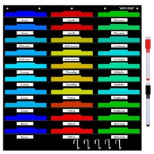 Wall File Organizer 30 Pocket Chart 47 x 42 Nylon Vantasii zh040 Organization picture