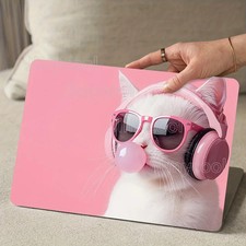 Vinyl Cute Cat Laptop Case Sticker 2pcs/Set Scratch Resistant DIY Art Case picture