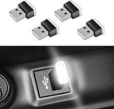 4PCS USB LED Car Interior Atmosphere Lamp, Plug-In USB Interface Decor Lighting picture