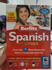 Berlitz Spanish Premier Full Version Software Audio CDs for Windows and Mac picture