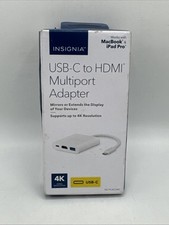 Insignia- USB-C to HDMI Multiport Adapter - White picture