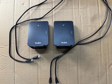 Yealink W70B DECT IP Base Station-quantity 2 With 2 5 Foot Ethernet Cables Cat5e picture
