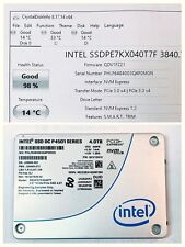 Intel 4TB U.2 SSD P4501 NVME 2.5'' SSDPE7KX040T7 w/ 98% GOOD HEALTH,   EXCELLENT picture