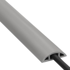 Floor Cord Cover 4Ft, Cord Hider Floor Gray, Cable Management Cover Prevent picture