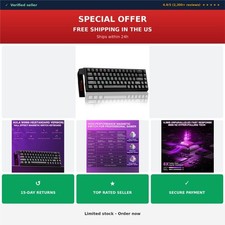 AULA WIN68 HE 60% Gaming Keyboard Hall Effect Magnetic Switch RGB picture