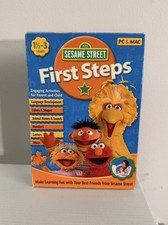 Sesame Street First Steps for Windows PC & MAC Computer Game Preschool *Read* picture