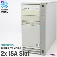 2x ISA SLOT SIEMENS SCENIC PRO M7 350 D1064 COMPUTER PC PARALLEL COM WIN 98 AG picture