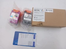 HIPAGE REPLACEMENT 901XL 2PC BLACK & TRI-COLOR FOR HP OFFICEJET 4500 SERIES NEW picture