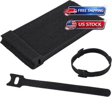 60 Pack Reusable Hook & Loop Cable Ties, 6 Inch Adjustable Cord Organizer picture