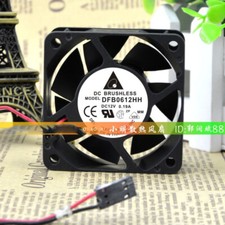DELTA 6CM 6025 12V 0.19A DFB0612HH Inverter Chassis Cooling Fan picture