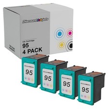 4PK Reman 95 for HP C8766WN COLOR Inkjet Cartridge OfficeJet 6304 6305 6307 6308 picture