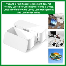 Multi-Functional 2-Pack Cable Management Box: Dustproof & Bite-Proof Design picture