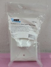 Vanco 120614X Custom Two-Piece Bulk Cable Wall Plate  picture
