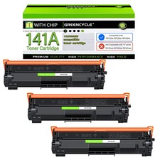 3PK 141A Replacement Toner Cartridges for HP M110w M139w M140w Black,~950Pages picture