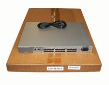 HP AM866B Storageworks 8/8 E-Port San Switch with New Rack Kit 492290-002 picture