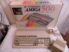 Commodore Amiga A500 Computer  1 MB Memory, Box, Power Supply - Tested & Working picture