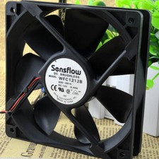 DELTA Sensflow 12cm12025 12V 0.44A WFC1212B 2 Wire Dual Ball Case Cooling Fan picture