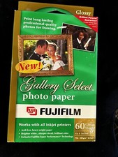 Fujifilm Gallery Select Professional Quality Photo Paper 4x6 Glossy 60 Sheets picture