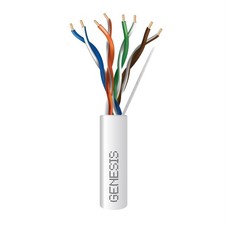 Genesis 0063-0548 Cat5e 24g Plenum 1000 Box White picture