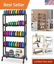 3D Printer Filament Storage Rack, 5-Tier 3D Printing Filament Metal Rack for ... picture