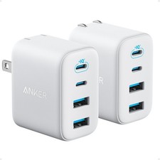Anker Zolo USB C Charger Block, 2-Pack 4-Port Wall Adapter with 50W Max Output picture