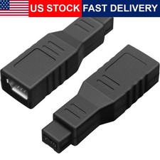 FireWire 400 To 800 Adapter 2 Pack IEEE 1394 6 Pin 9 Converter Mac Pro 2Pack picture
