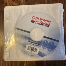 Quicken 2001 New User Edition Sealed Software CD for Windows 95/98 NT4 or 2000 picture