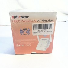 Factory Sealed OptiCover N300 Wireless-N AP/Router W/Two External Antennas White picture