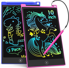 10 Inch 2 Pack LCD Writing Tablet, Colorful Doodle Board Drawing Tablet for Kids picture