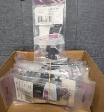 WIREPATH DEC-STRAP-2-BK 2 PORT DECORATIVE STRAP (BLACK) 19 PCS **BRAND NEW** picture