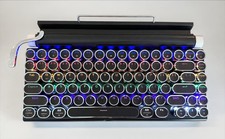 TAIAHIRO Retro Typewriter Mechanical Click Keyboard, LED Wireless Bluetooth USB picture