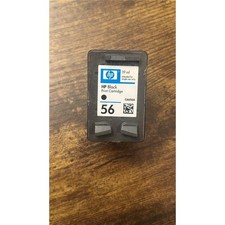 HP 56 Black Ink Cartridge C6656A Original 19ml Single Use Only Genuine HP Ink picture