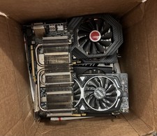 Lot of 12 GPUs RX 580 RX 590 RX 470 XFX Sapphire MSI For Parts/Repair AS-IS picture
