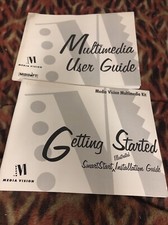 Media Vision 16 Bit Sound Card Multimedia User Guide And Getting Started Vintage picture