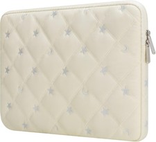 Sleeve for 13 14 Inch Laptop - Portable Padded Case with Soft Lining, Beige picture